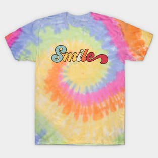 Retro Smile tie dye T-Shirt